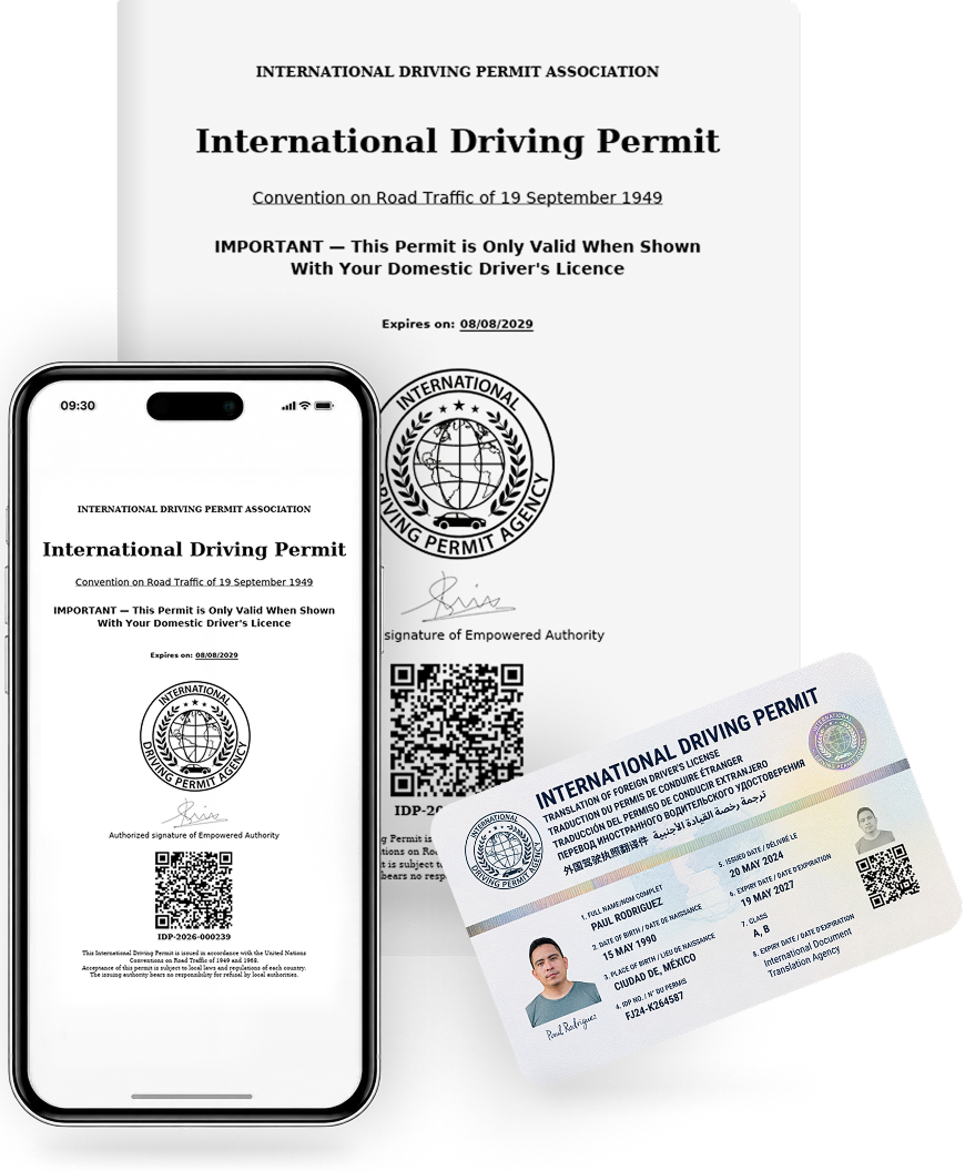 Printed booklet and digital IDP